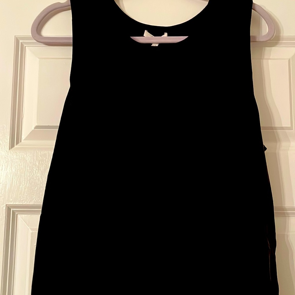 100% silk top Splendid Collection black tank top NWT